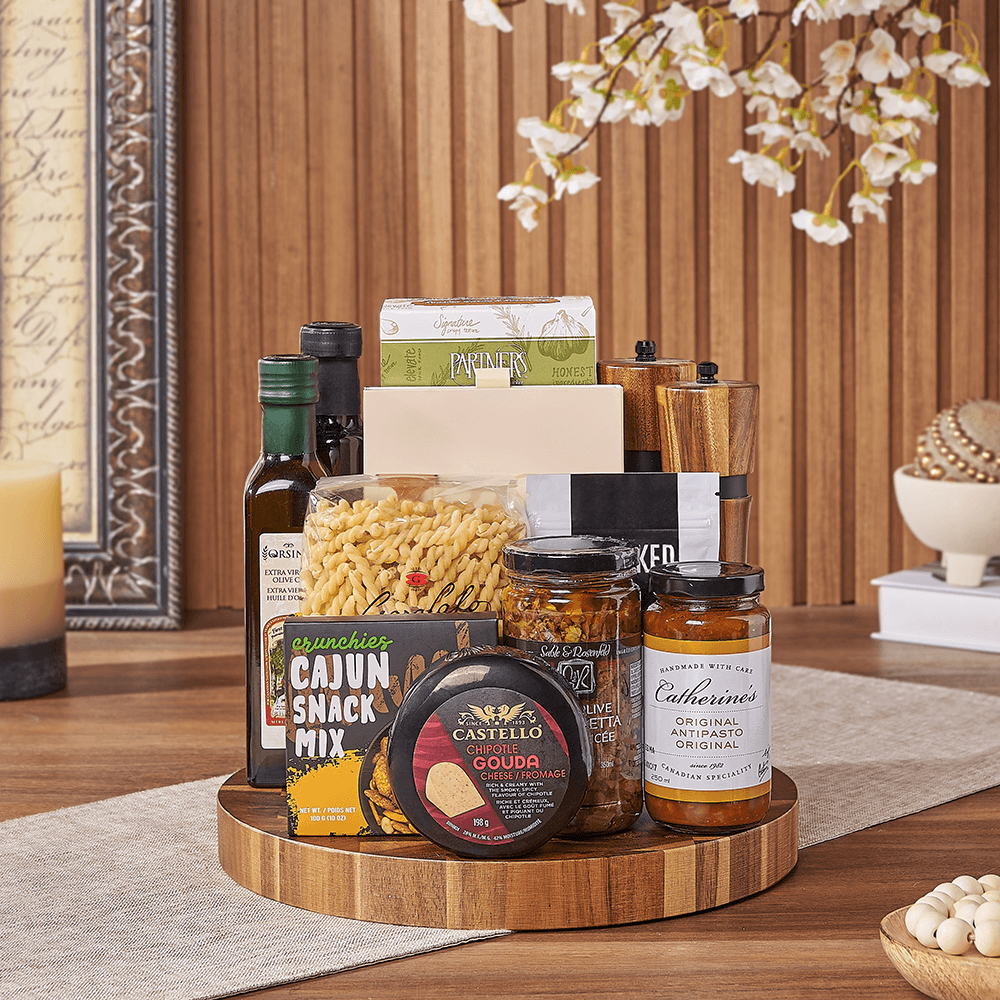Custom Get Well Soon Gift Basket - Halal Pasta Gift Board