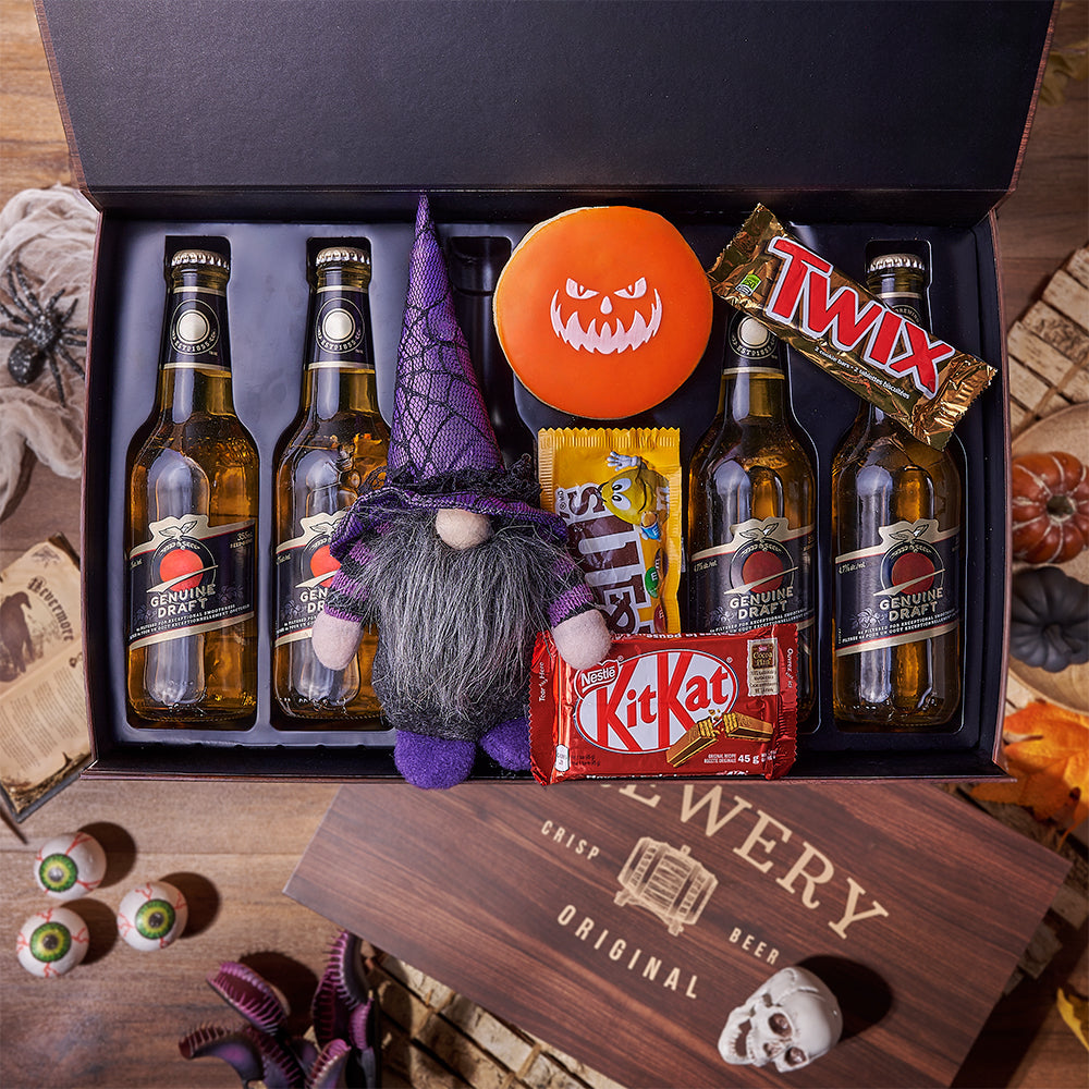 Halloween Candy &amp; Beer Gift, candy gift, candy, beer gift, beer, halloween gift, halloween, Los Angeles delivery