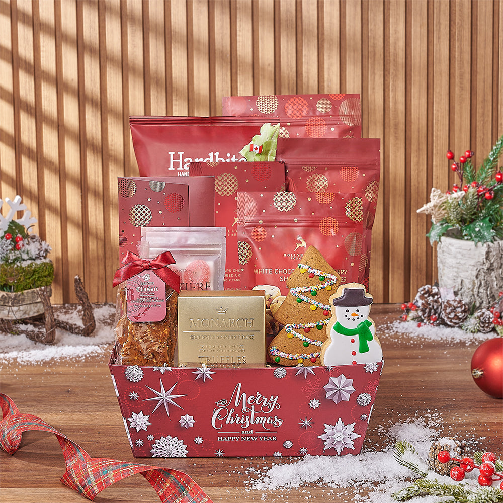 Holiday Cozy Classics Gift Set, christmas gift, christmas, chocolate gift, chocolate, cookie gift, cookie, Los Angeles delivery