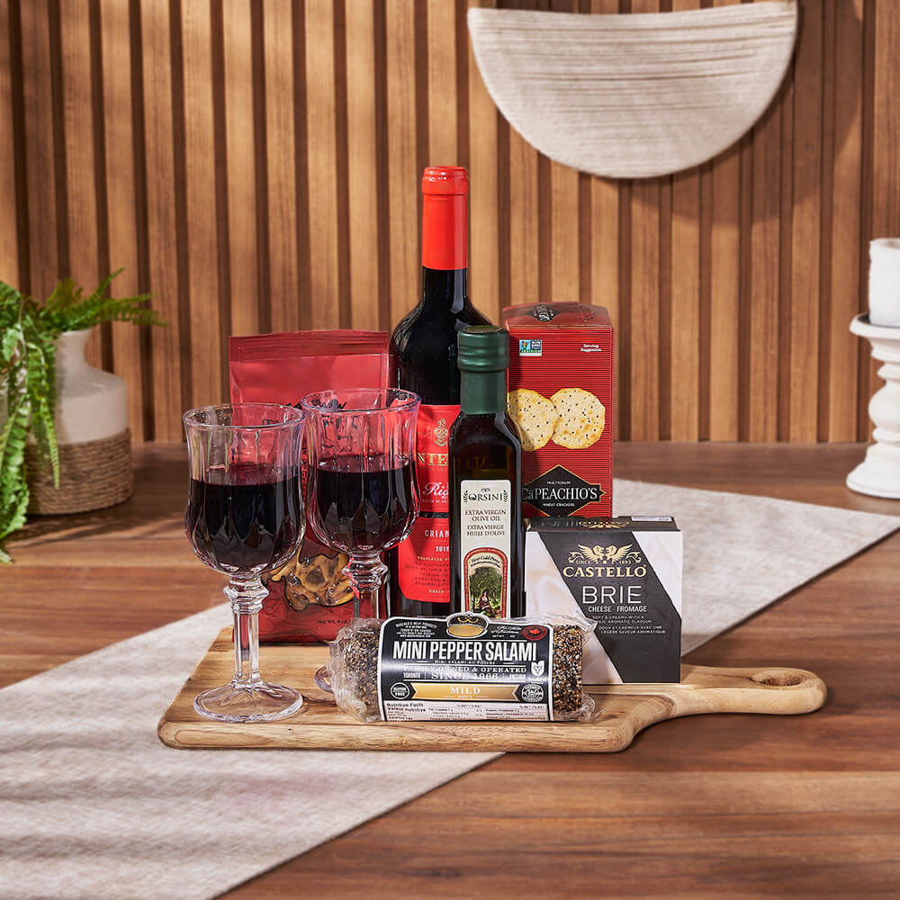 Love for Wine &amp; Cheese Board, wine gift, wine, cheese gift, cheese, charcuterie gift, charcuterie, Los Angeles delivery