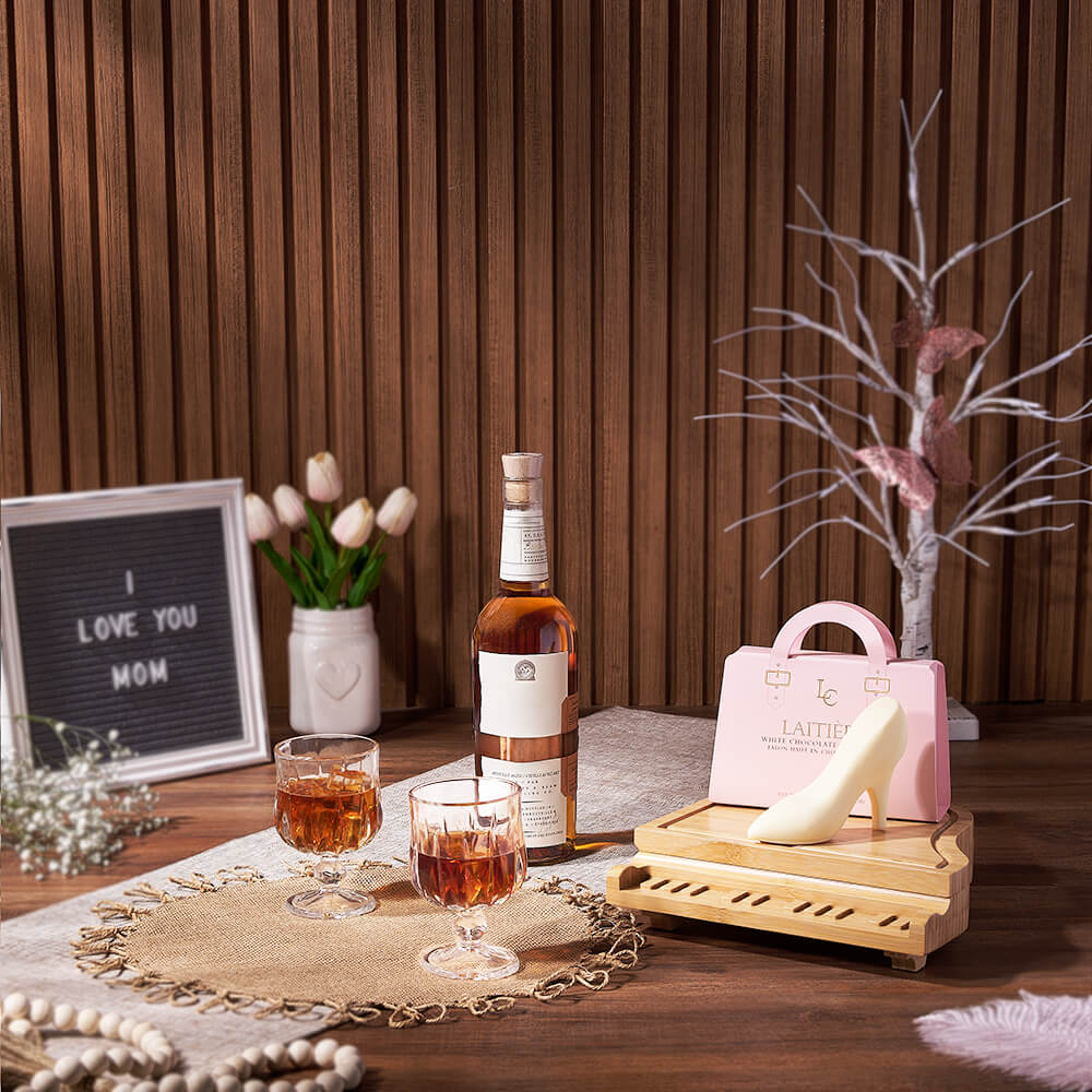 Mother's Day Swansea Liquor &amp; Chocolate Basket, mothers day gift basket, mothers day, liquor gift basket, liquor, Los Angeles Delivery