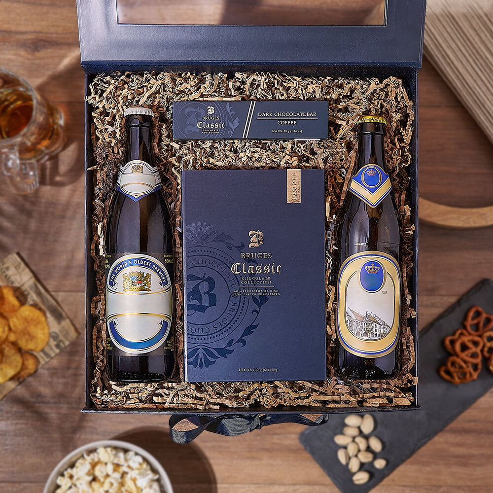 Rich Chocolate &amp; Craft Beer Box, beer gift, beer, chocolate gift, chocolate, Los Angeles delivery