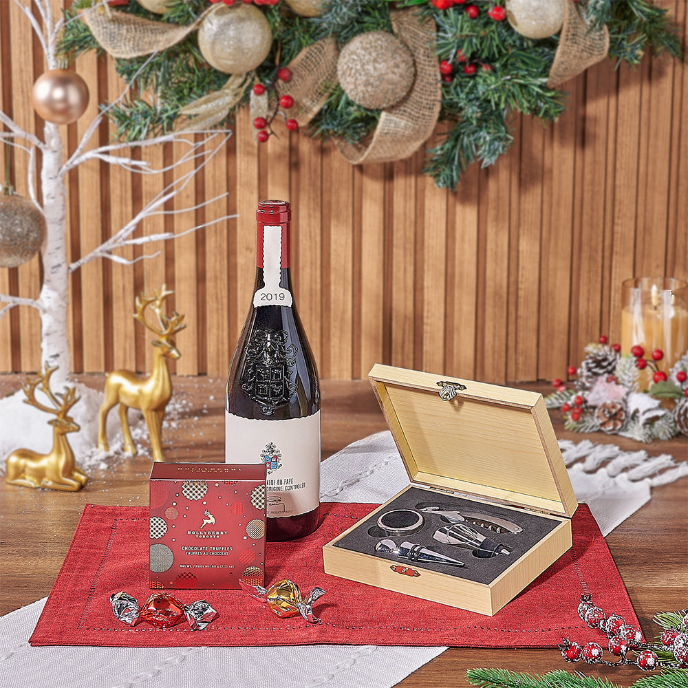 Snowman’s Wine &amp; Chocolate Pairing, wine gift, wine, chocolate gift, chocolate, Christmas gift, christmas, Los Angeles delivery