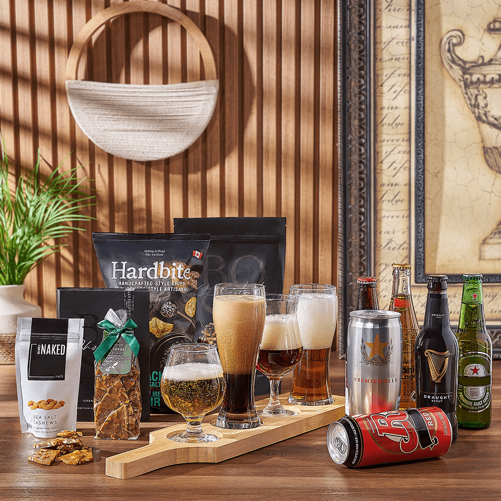 Sweet & Salty Beer Flight Sampler, beer gift, beer, chocolate gift, chocolate, Los Angeles delivery