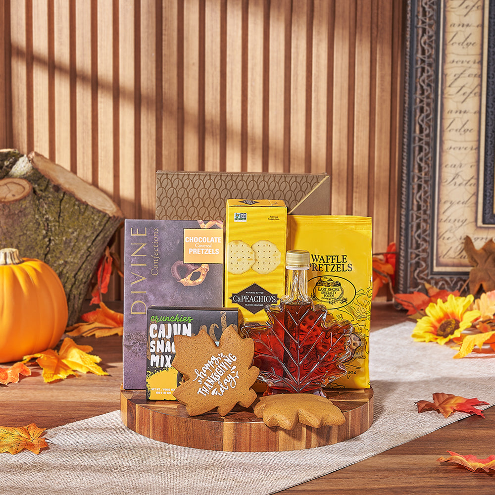 Thanksgiving Sweet &amp; Salty Snack Board, thanksgiving gift, thanksgiving, chocolate gift, chocolate, cookie gift, cookie, Los Angeles delivery