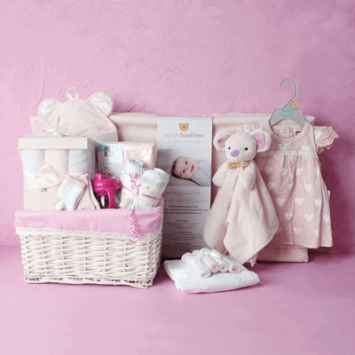 The Deluxe Baby Girl Changing Set from Los Angeles Baskets - Los Angeles Delivery