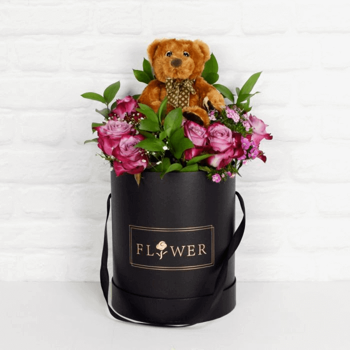 The New Baby Flower Celebration Set from Los Angeles Baskets - Los Angeles Delivery
