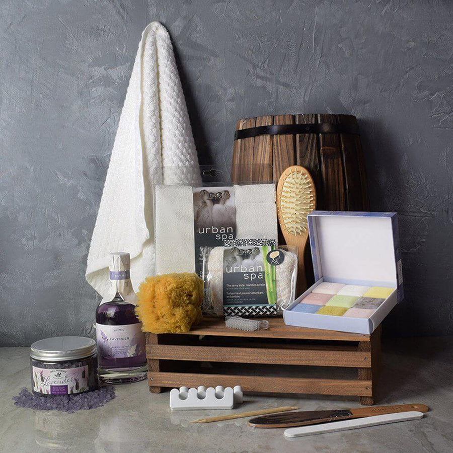 The Ultimate Spa Basket For Her From Los Angeles Baskets - Los Angeles Delivery