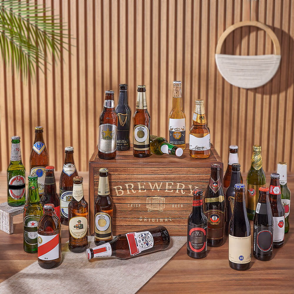 Classic Beer 24 Assorted Bottles Gift Box – how the gift is presented