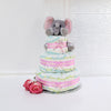 Unisex Diaper Cake from Los Angeles Baskets - Baby Gift Basket - Los Angeles Delivery