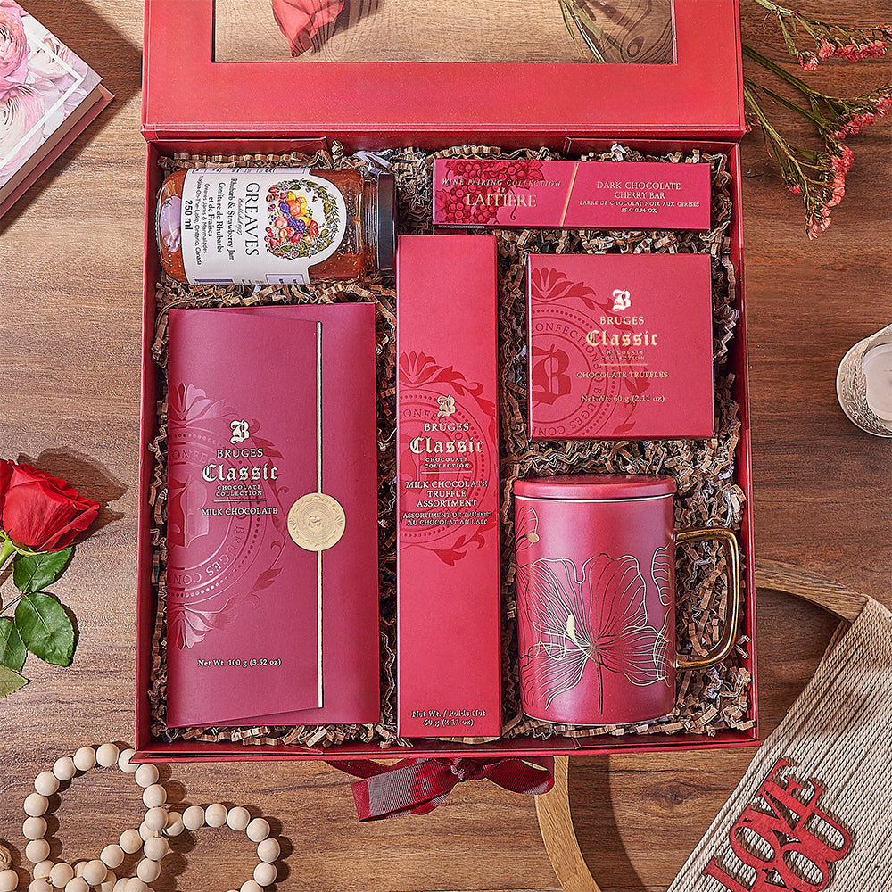 Valentine's Day Sweet Chocolate Gift Box – how the gift is presented