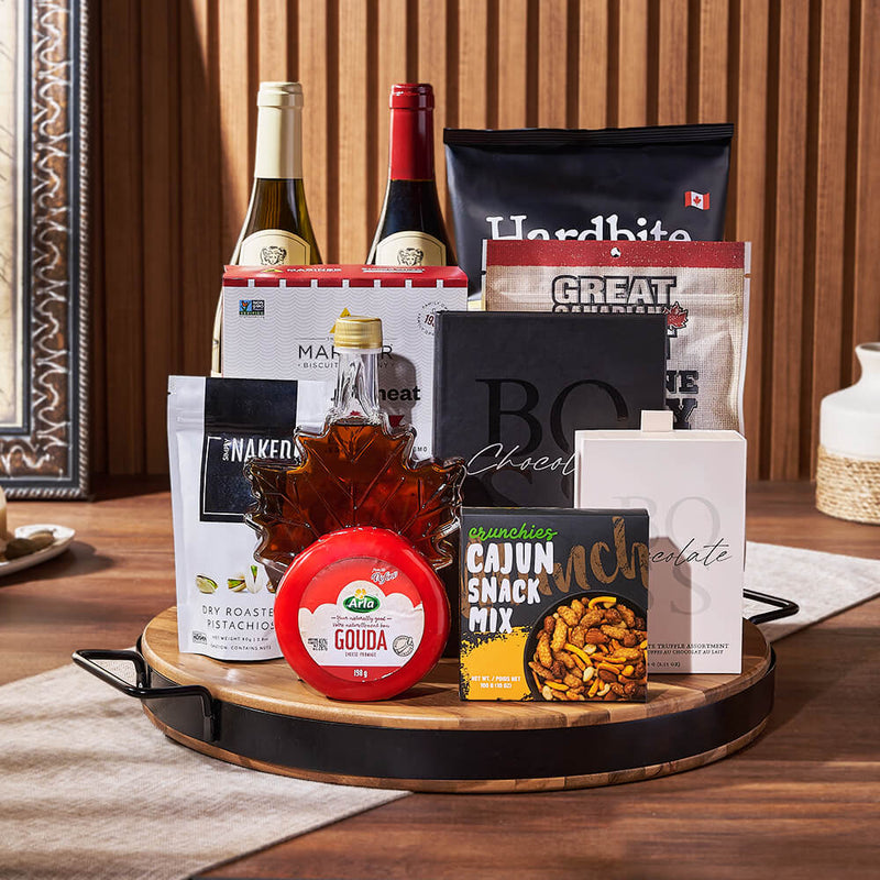 Wine & Cheese Platter Gift Set, wine gift, wine, cheese gift, cheese, wine duo gift, wine duo, snack gift, snack, Los Angeles delivery