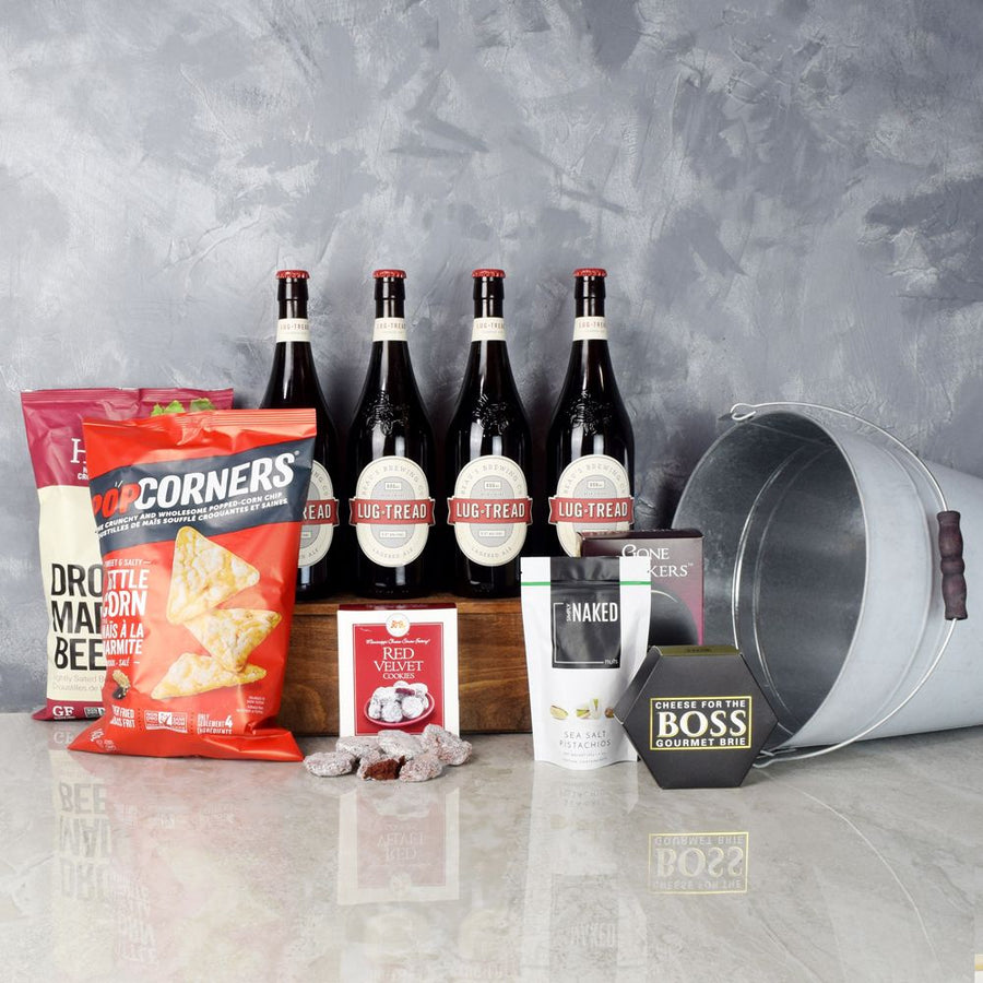Cheese, Chips & Beer Gift Set from Los Angeles Baskets - Los Angeles Delivery