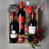 Christmas Wine Trio from Los Angeles Baskets - Holiday Gift Basket - Los Angeles Delivery