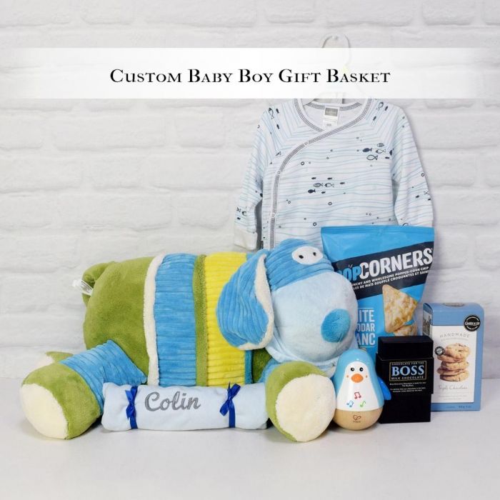 Custom Baby Boy Gift Basket from Los Angeles Baskets - Baby Gift - Los Angeles Delivery