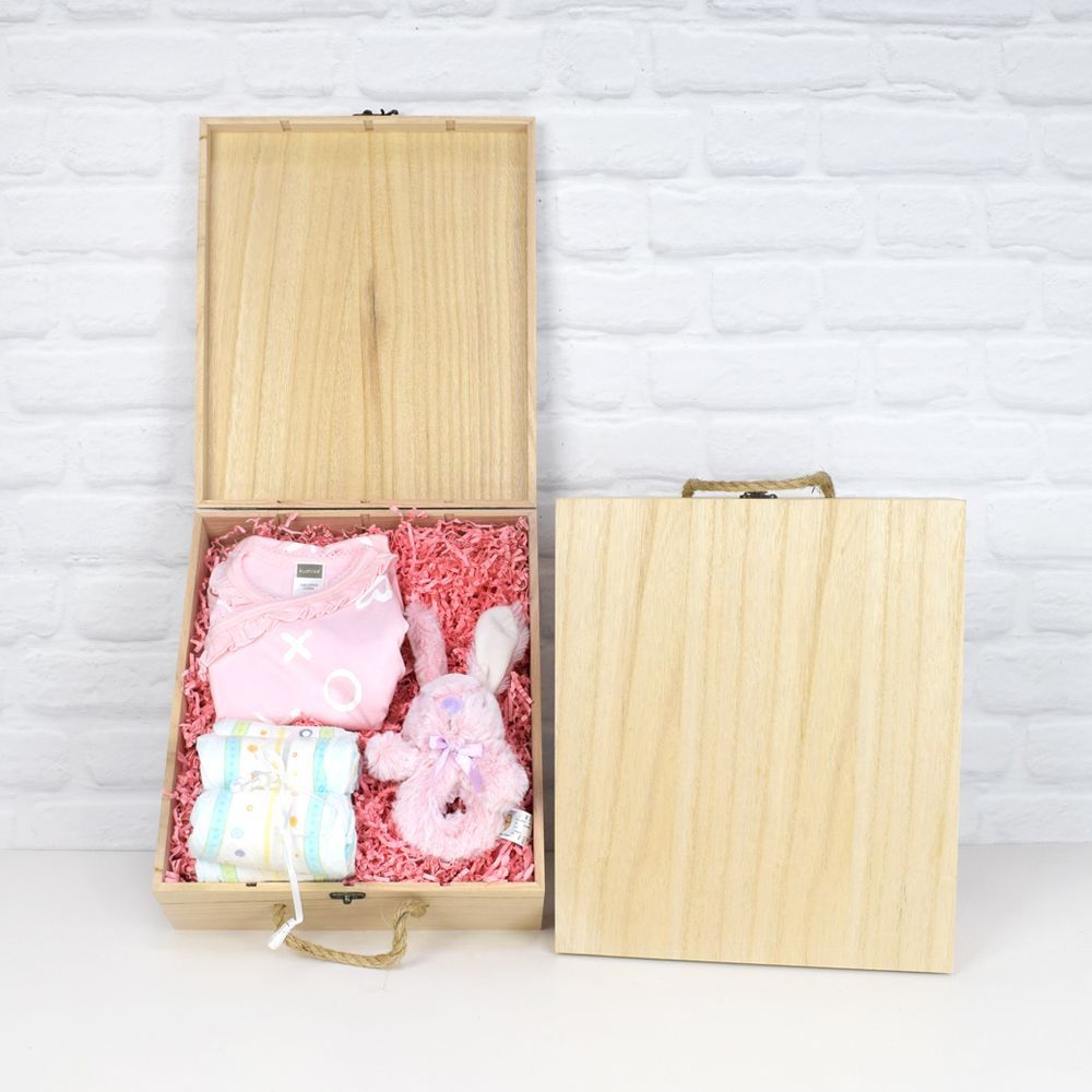 Girl’s Starter Crate from Los Angeles Baskets - Baby Gift Basket - Los Angeles Delivery