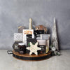 Holiday Bubbly & Snowflake Snack Gift Set from Los Angeles Baskets - Los Angeles Delivery