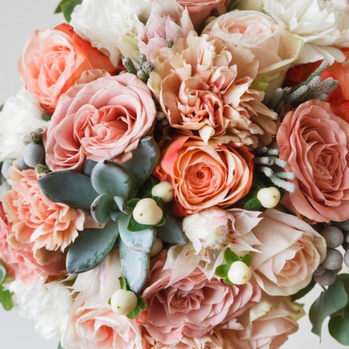 Muted Pastels from Los Angeles Baskets - Flower Gift Basket - Los Angeles Delivery