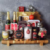 Opulent Christmas Champagne & Chocolate Gift Basket from Los Angeles Baskets - Holiday Gift Basket - Los Angeles Delivery
