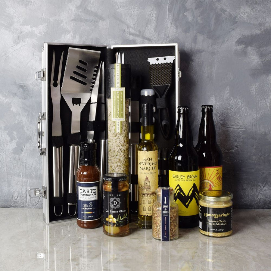 With the Rosedale Barbecue Gift Set from Los Angeles Baskets - Los Angeles Delivery