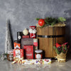 Rustic Holiday Barrel from Los Angeles Baskets - Holiday Gift Basket - Los Angeles Delivery