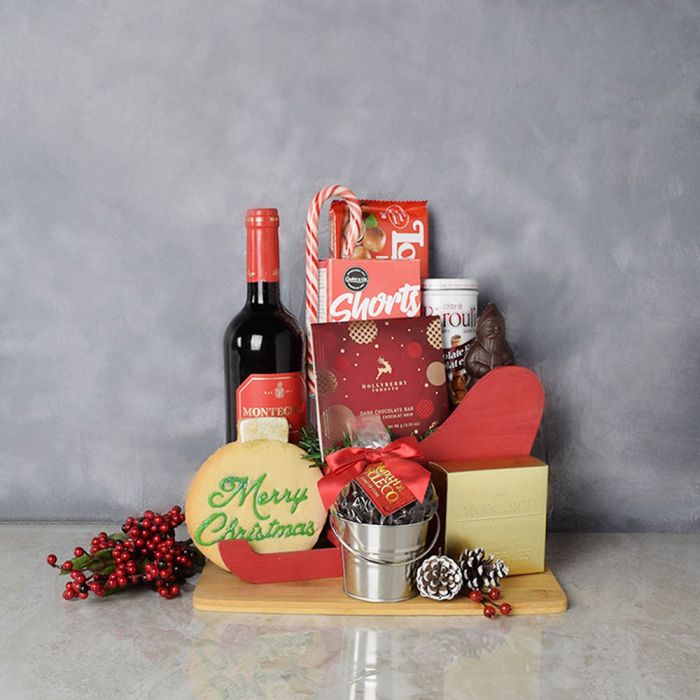 Santa’s Special Treats Gift Set from Los Angeles Baskets - Holiday Gift Basket - Los Angeles Delivery