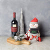 Snowman’s Wine & Chocolate Pairing from Los Angeles Baskets - Holiday Gift Basket - Los Angeles Delivery