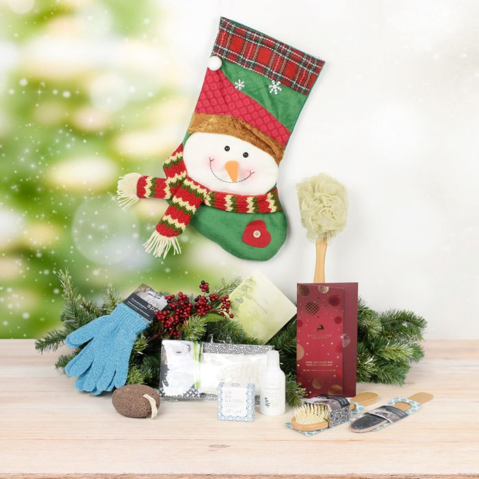 Spa Snowman Stocking Stuffer from Los Angeles Baskets - Los Angeles Delivery