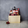 Sweet Treats & Liquor Gift Set from Los Angeles Baskets - Holiday Gift Basket - Los Angeles Delivery